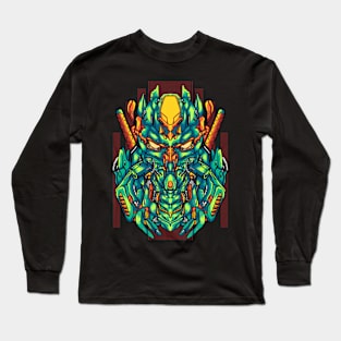 GREEN MECHA Long Sleeve T-Shirt